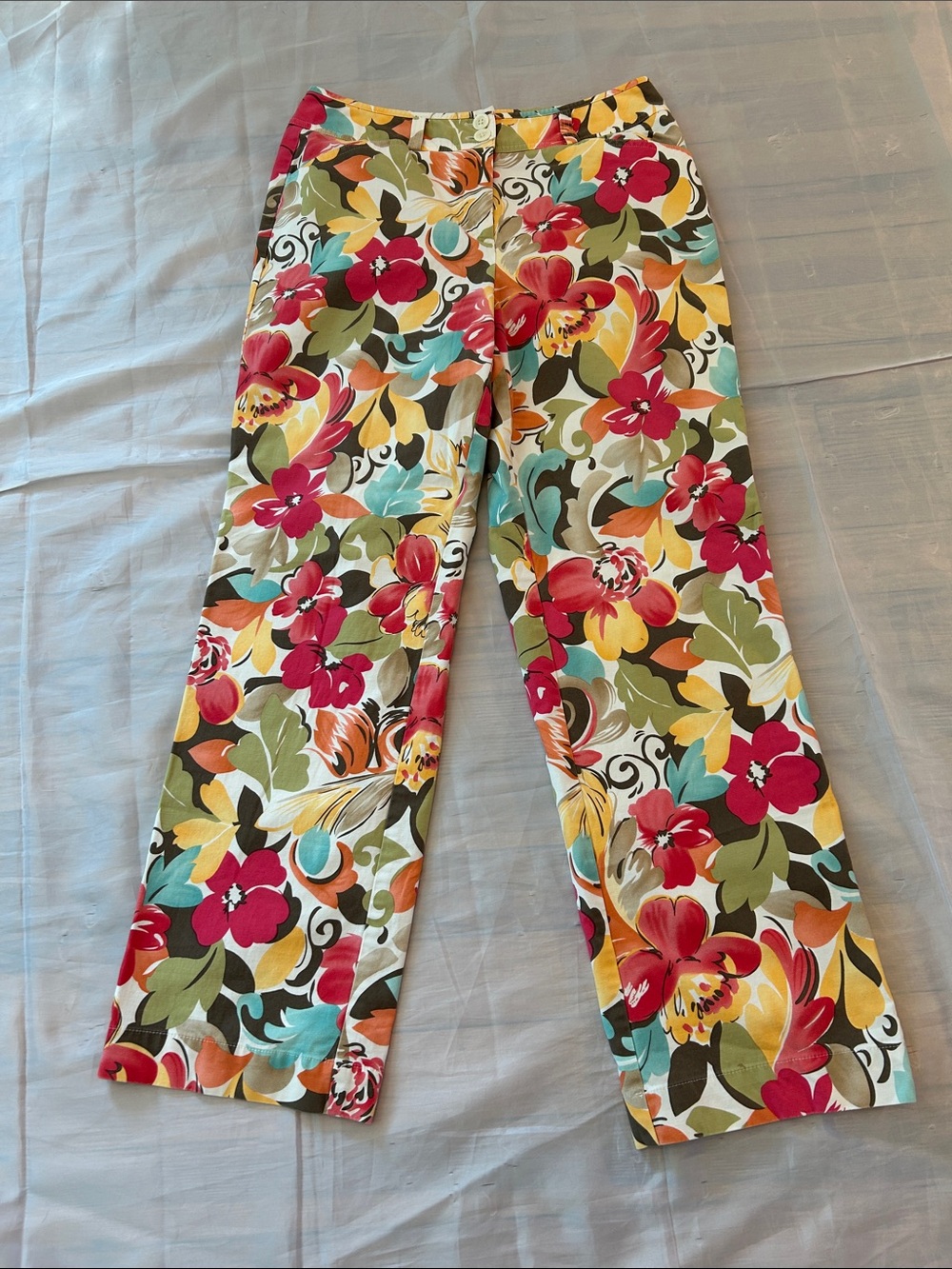 Talbots Multicolor Floral  Pants